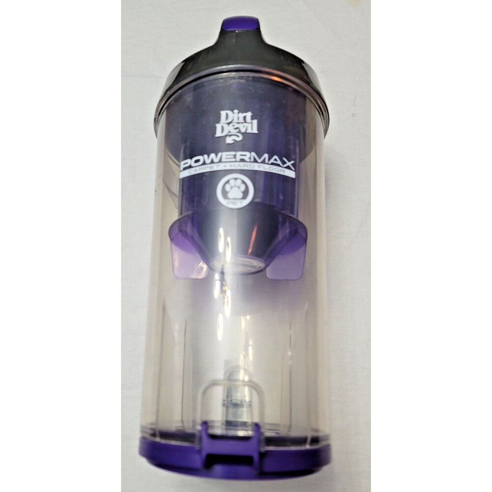 DIRT DEVIL POWERMAX PET UD70167P PURPLE VACUUM CLEANER DUST BIN CUP TANK USED